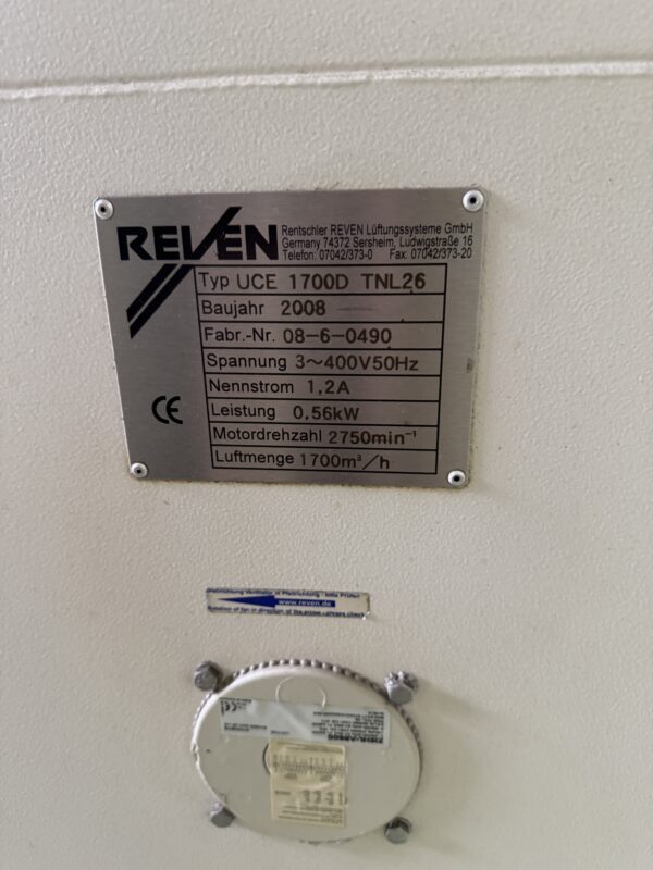 Elektrostatischer Luftreiniger<br>Reven UCE 1700 (Bj. 2008) – Bild 5