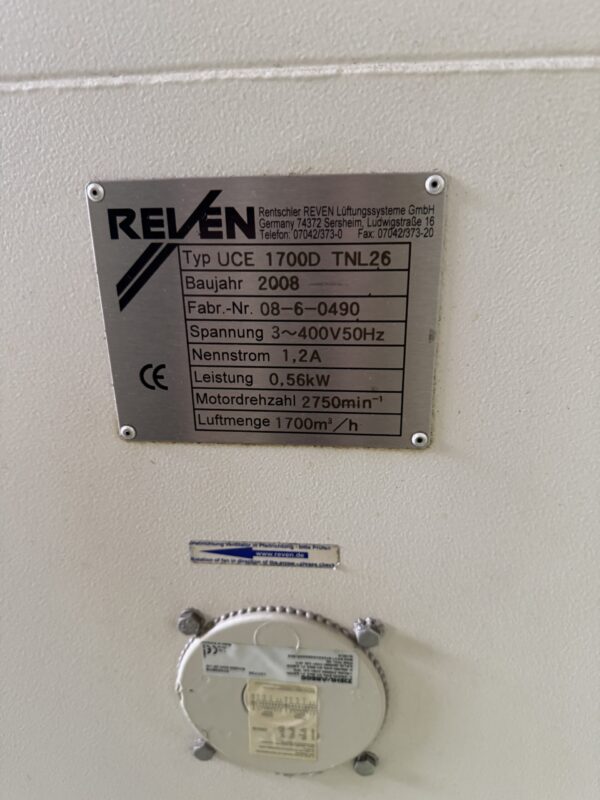 Elektrostatischer Luftreiniger<br>Reven UCE 1700 (Bj. 2008) – Bild 5